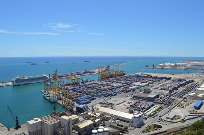 Barcelona port