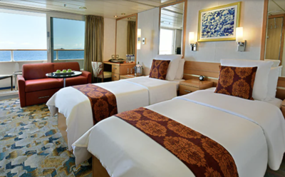 Screenshot from Celebrity's website of an Xpedition Suite